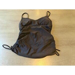 black PRANA  swimsuit top tankini size  small